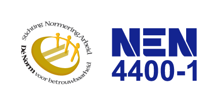Wij hebben onze NEN 4400-1 certificering met een tien afgesloten