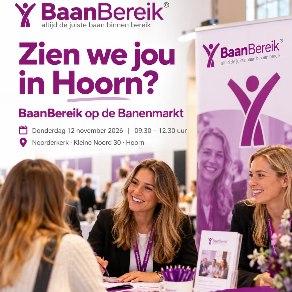 BaanBereik op de Banenmarkt in Hoorn – Kom gezellig langs!
